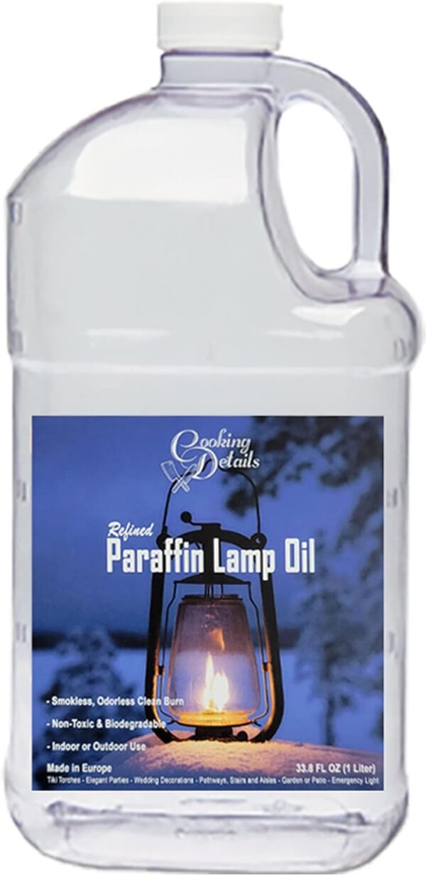 Liquid Paraffin Lamp Oil, 1 Gallon - Smokeless, Odorless