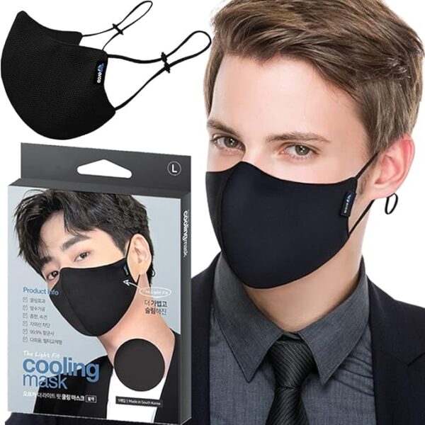 Reusable 3-Ply Cloth Face Mask - Washable Breathable Comfortable Fabric Mask with Nose Wire and Filter Pocket